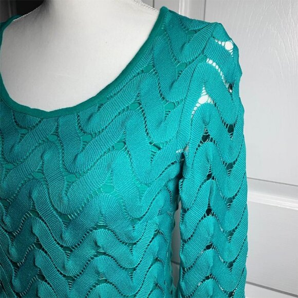 FREE PEOPLE Chevron pattern open back dress - Picture 4 of 7